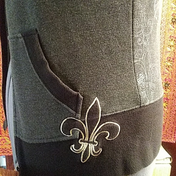 Full Tilt La Fleur Full Zip, Arm Zip Hoodie - Picture 5 of 8